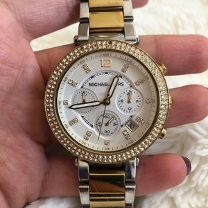 Michael Kors two tone watch